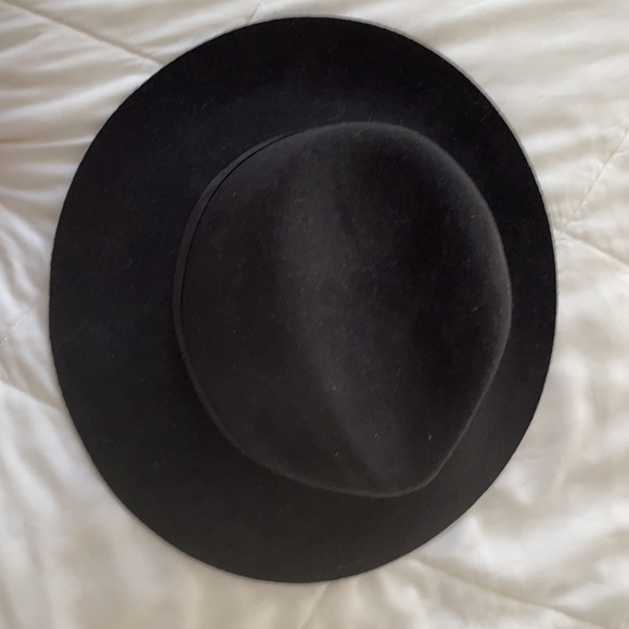 Black Wool Fedora - Picture 4 of 4